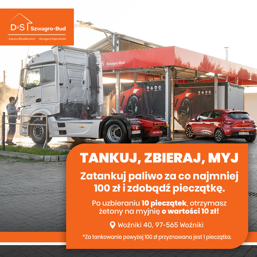 Tankuj, Zbieraj, Myj – Skorzystaj z okazji od 3  listopada!