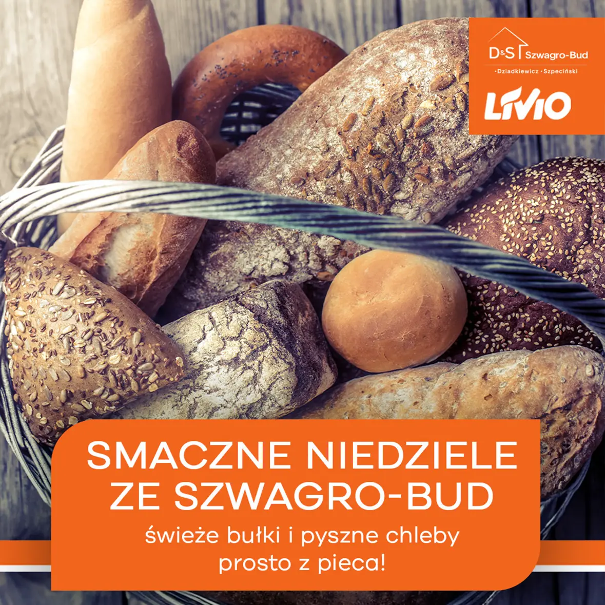 Smaczne niedziele ze Szwagro-Bud – świeże bułki i pyszne chleby prosto z pieca!